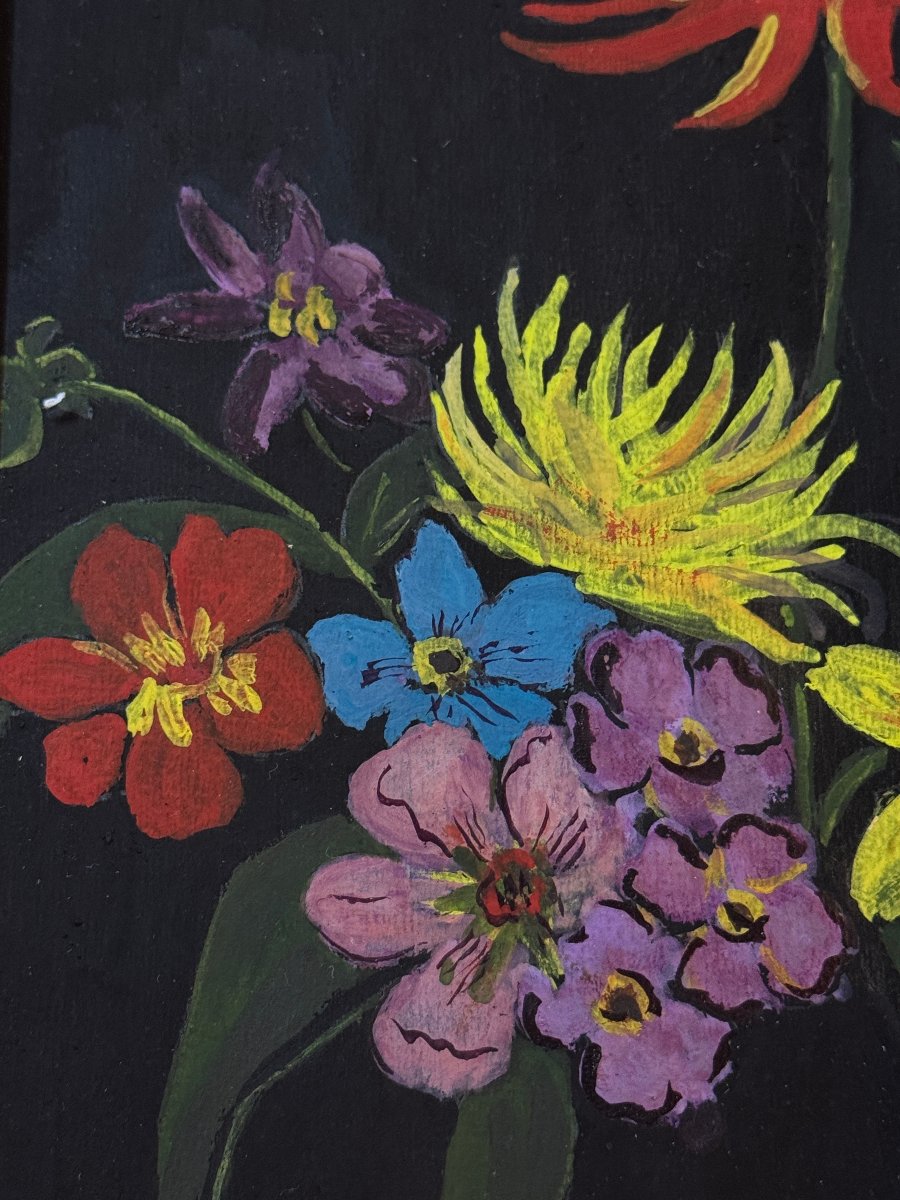 	 Claudine Herelle (c. 1960) - Psychedelic Bouquet-photo-1