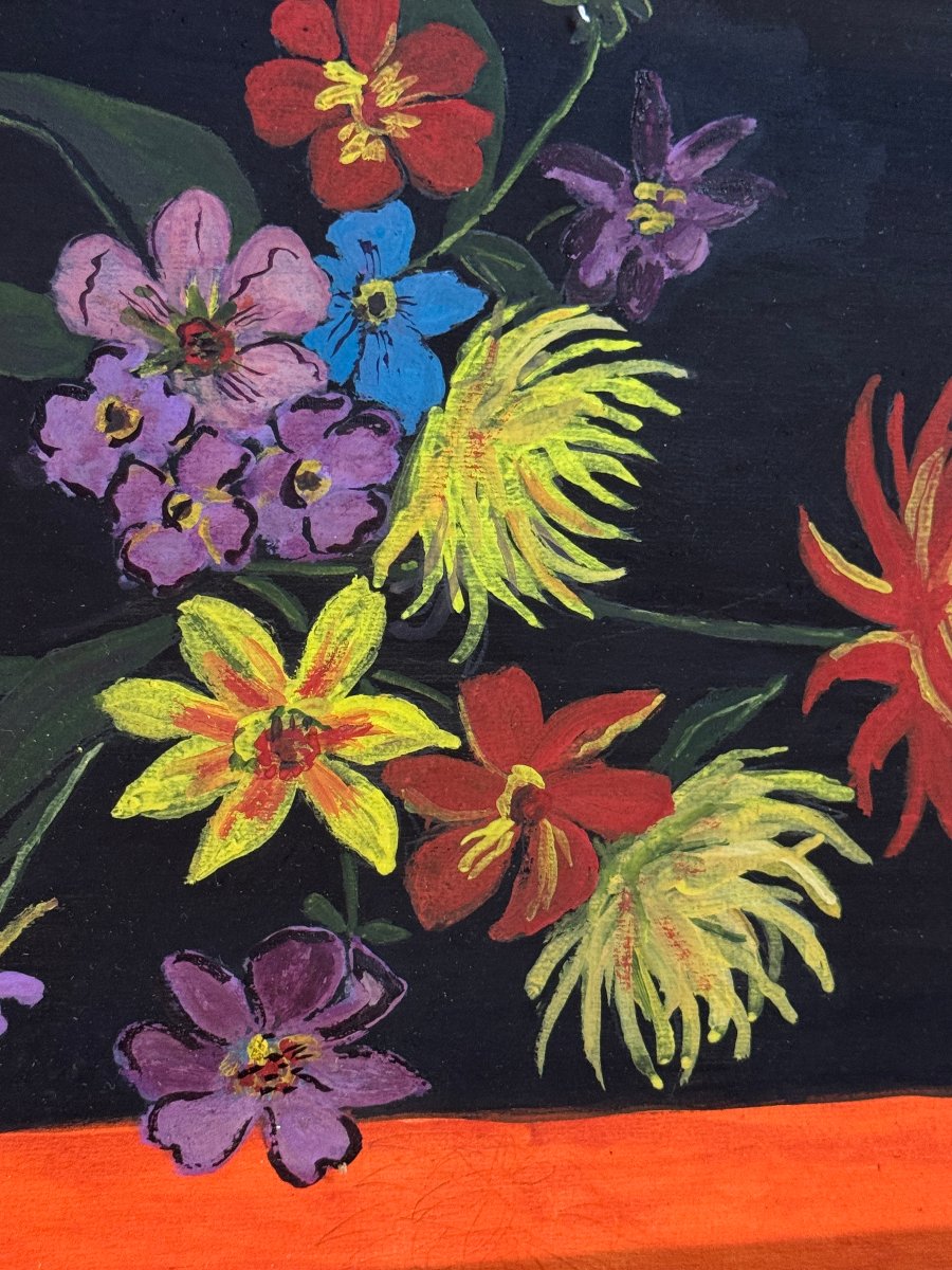 	 Claudine Herelle (c. 1960) - Psychedelic Bouquet-photo-2