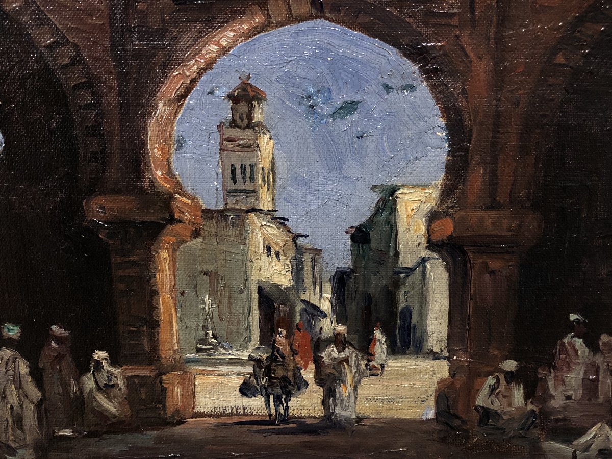 	École Orientaliste (c. 1920) - La Porte du Caliphe-photo-3