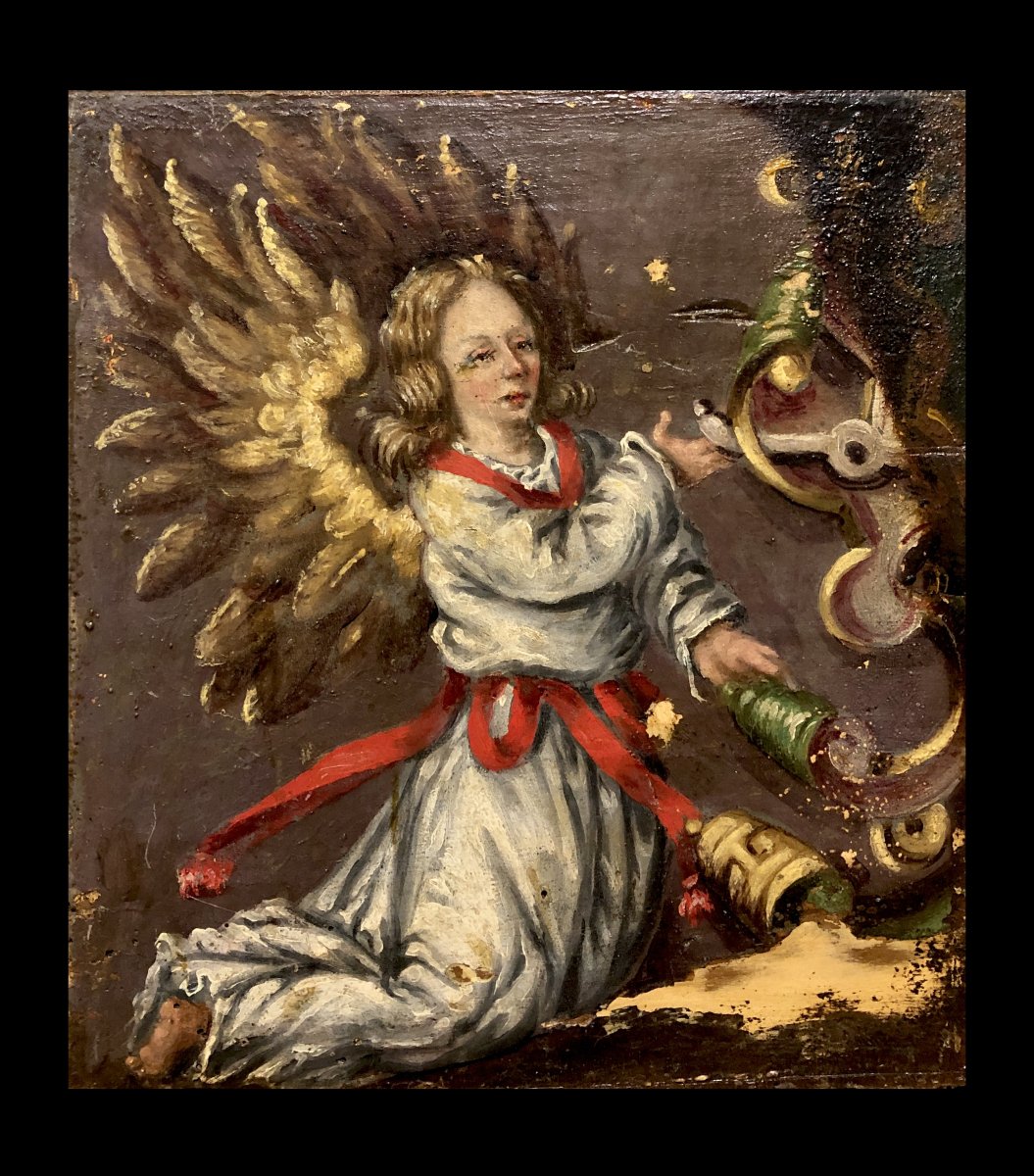 	École Espagnole (XVII-XVIII) - Ange Thuriféraire