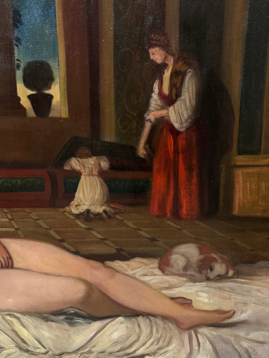 	 European School (c. 1930) - The Venus Of Urbino (after Titian) - Xl-photo-2