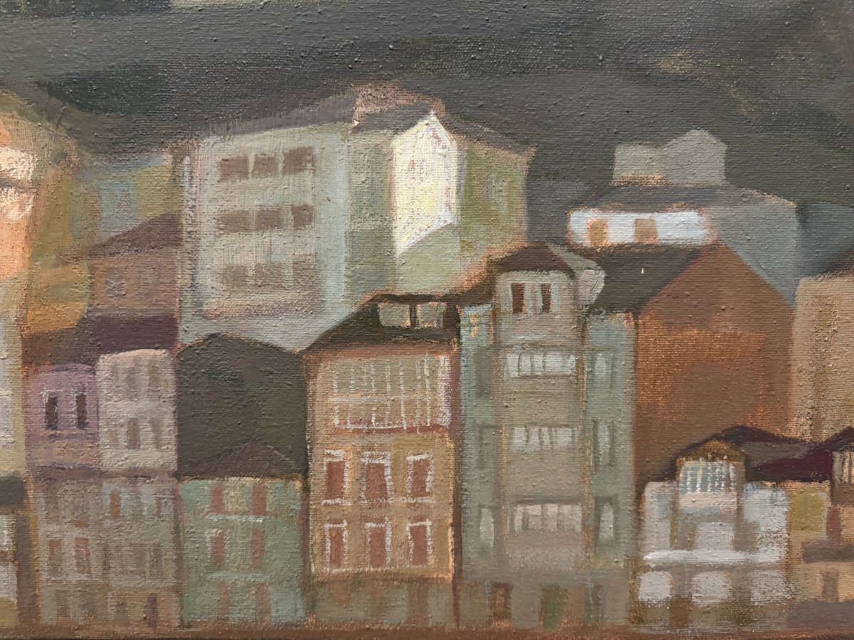 	 Luis Martínez Delgado (1933) - View Of The Port Of Ondárroa (basque Country)-photo-1