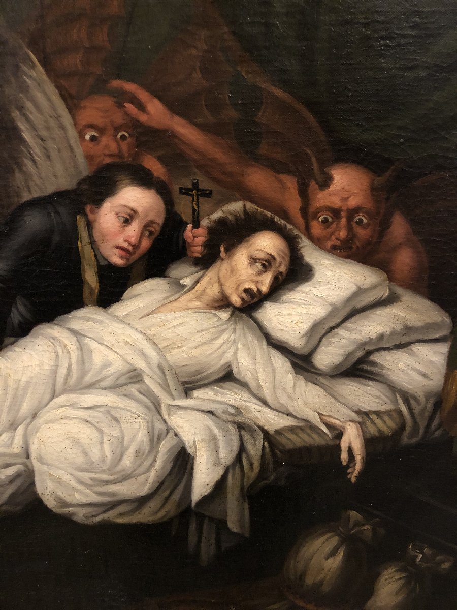 École du Brésil (c. 1810) - La Mort du Pecheur-photo-3