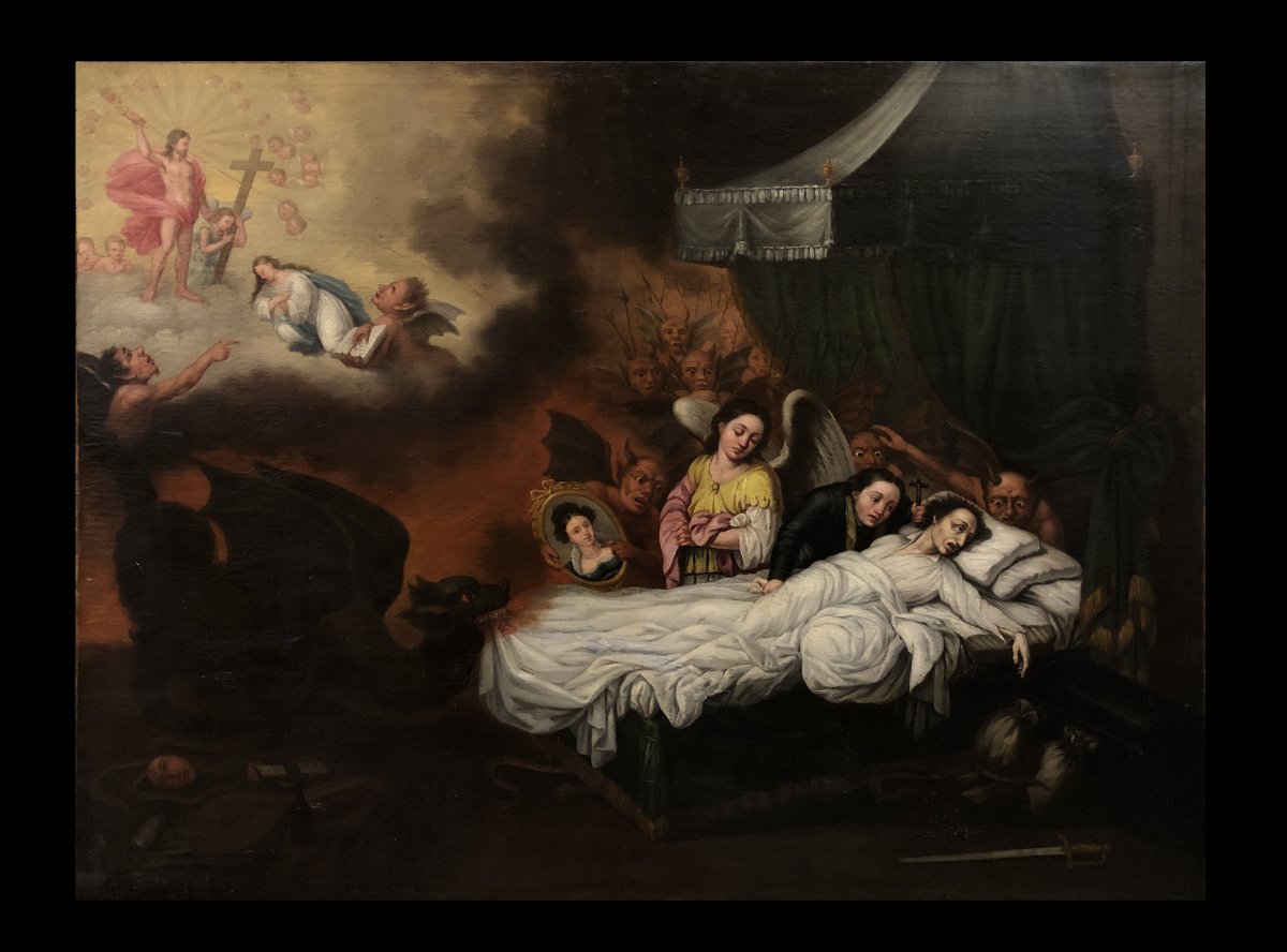 École du Brésil (c. 1810) - La Mort du Pecheur