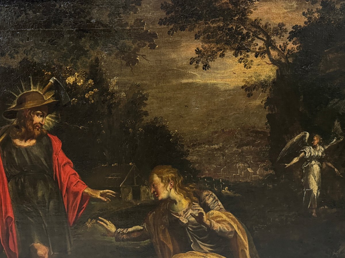 Maître d'Anvers (vers 1600) - "Noli me Tangere"-photo-4