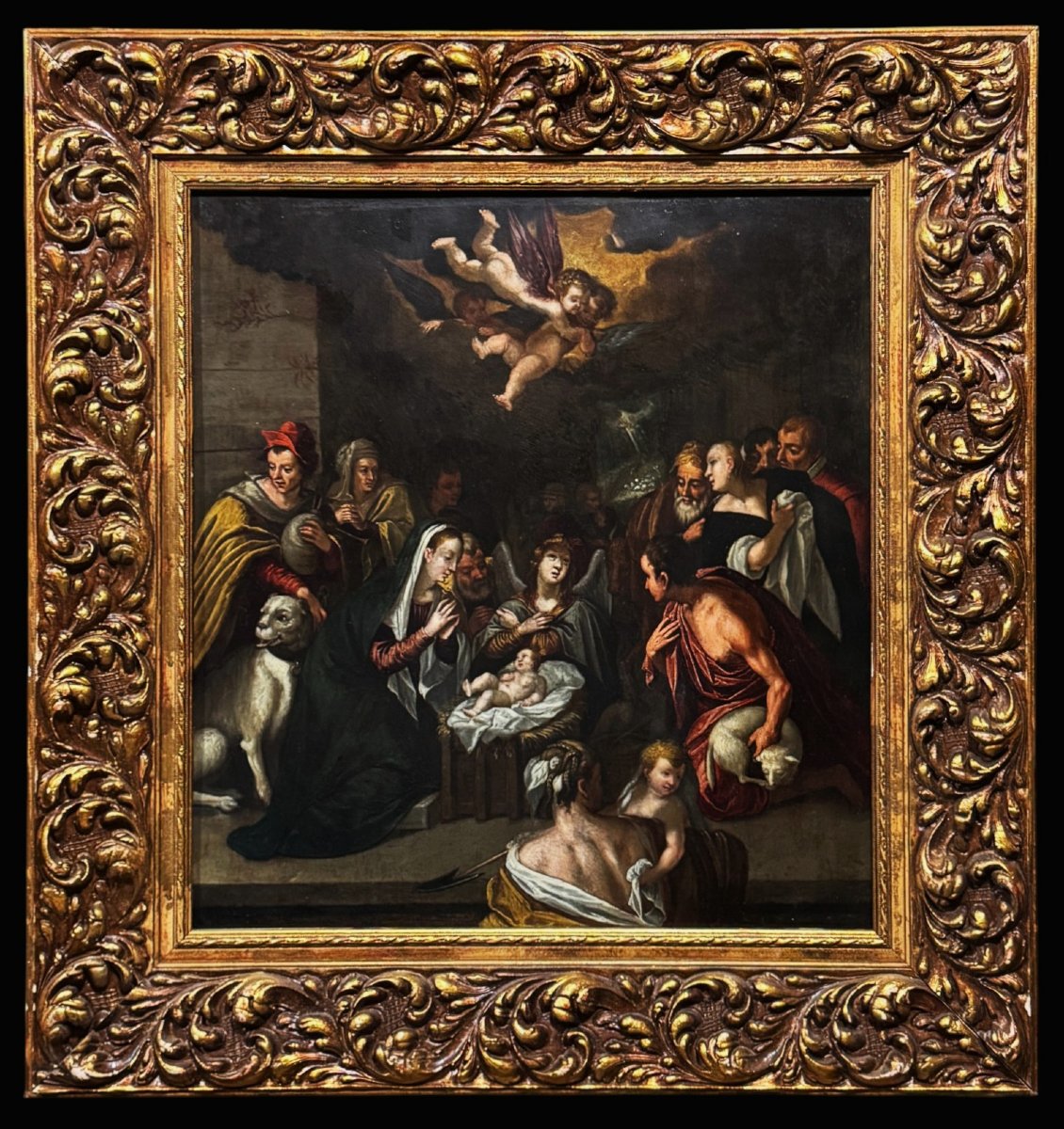 Vicente Carducho (1578–1638), Workshop Of — The Nativity As Seen By María De Agreda