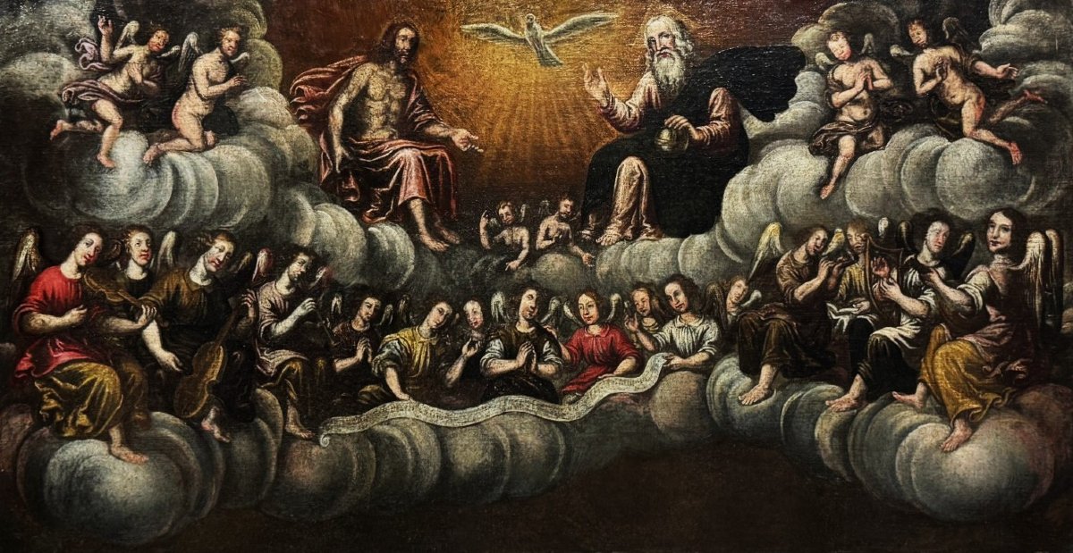 École du Pérou (c. 1750) - La Cour Céleste - XL-photo-2