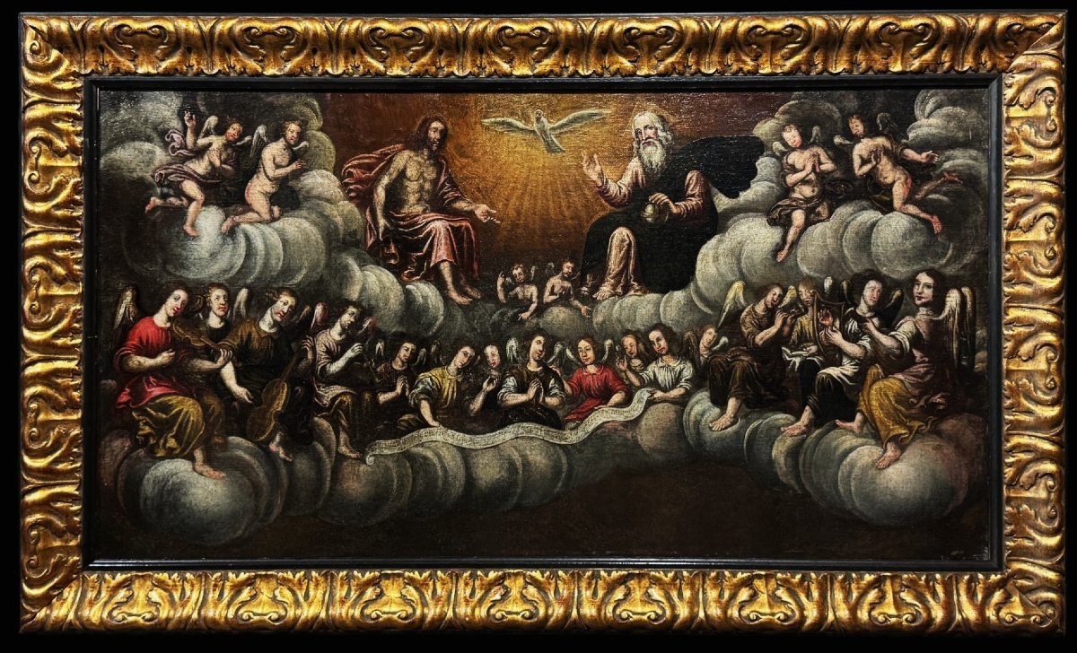 École du Pérou (c. 1750) - La Cour Céleste - XL