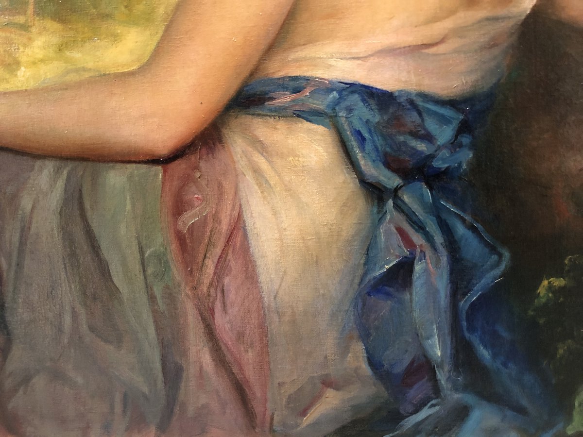 Víctor Moya Y Calvo (1890–1972) — The Blonde Goddess-photo-2