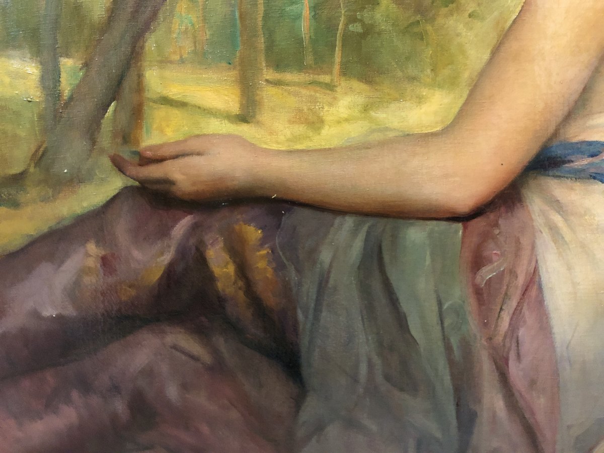 Víctor Moya Y Calvo (1890–1972) — The Blonde Goddess-photo-3