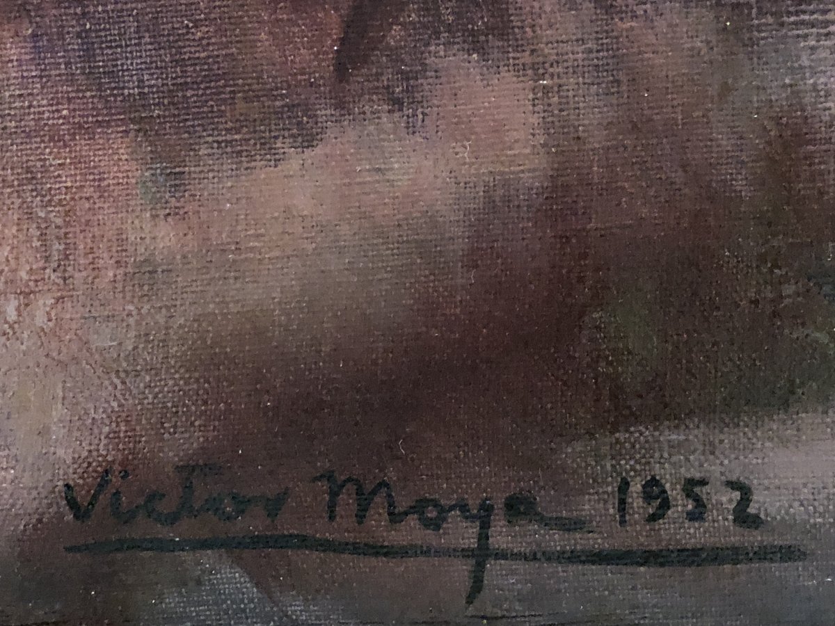 Víctor Moya Y Calvo (1890–1972) — The Blonde Goddess-photo-6