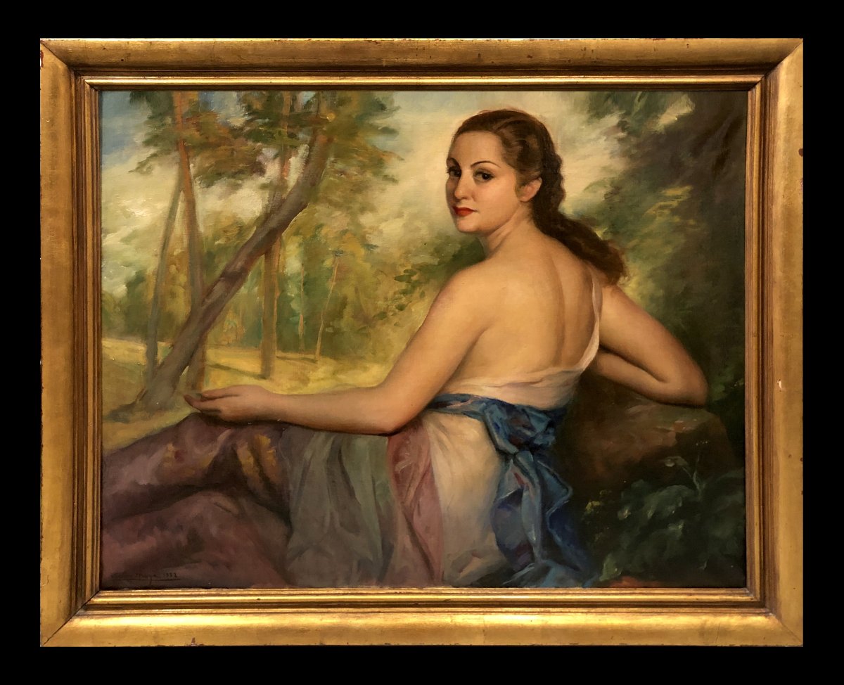 Víctor Moya Y Calvo (1890–1972) — The Blonde Goddess