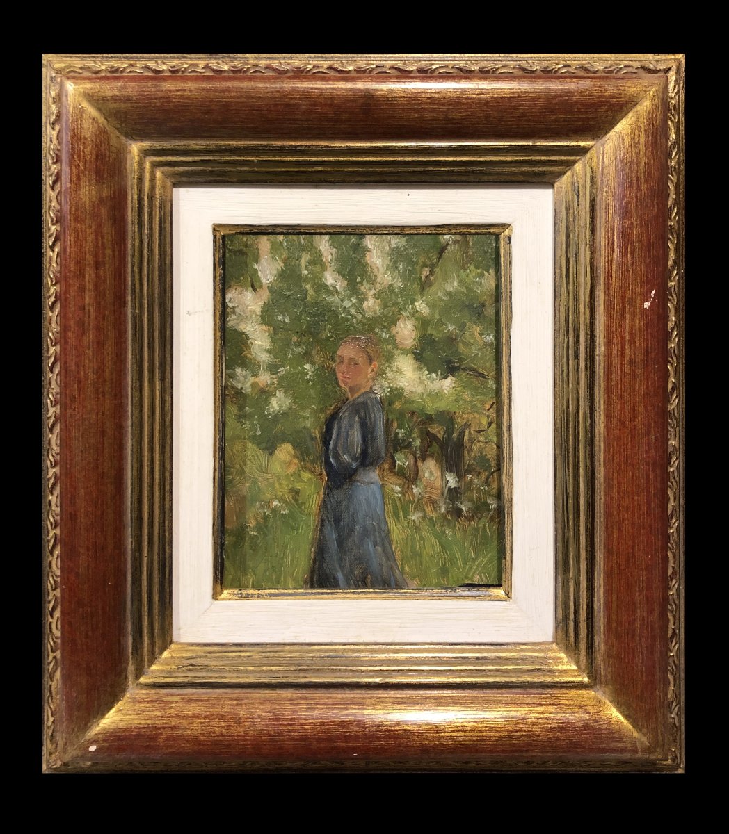 École Impressioniste Russe (XX) - La Laitière