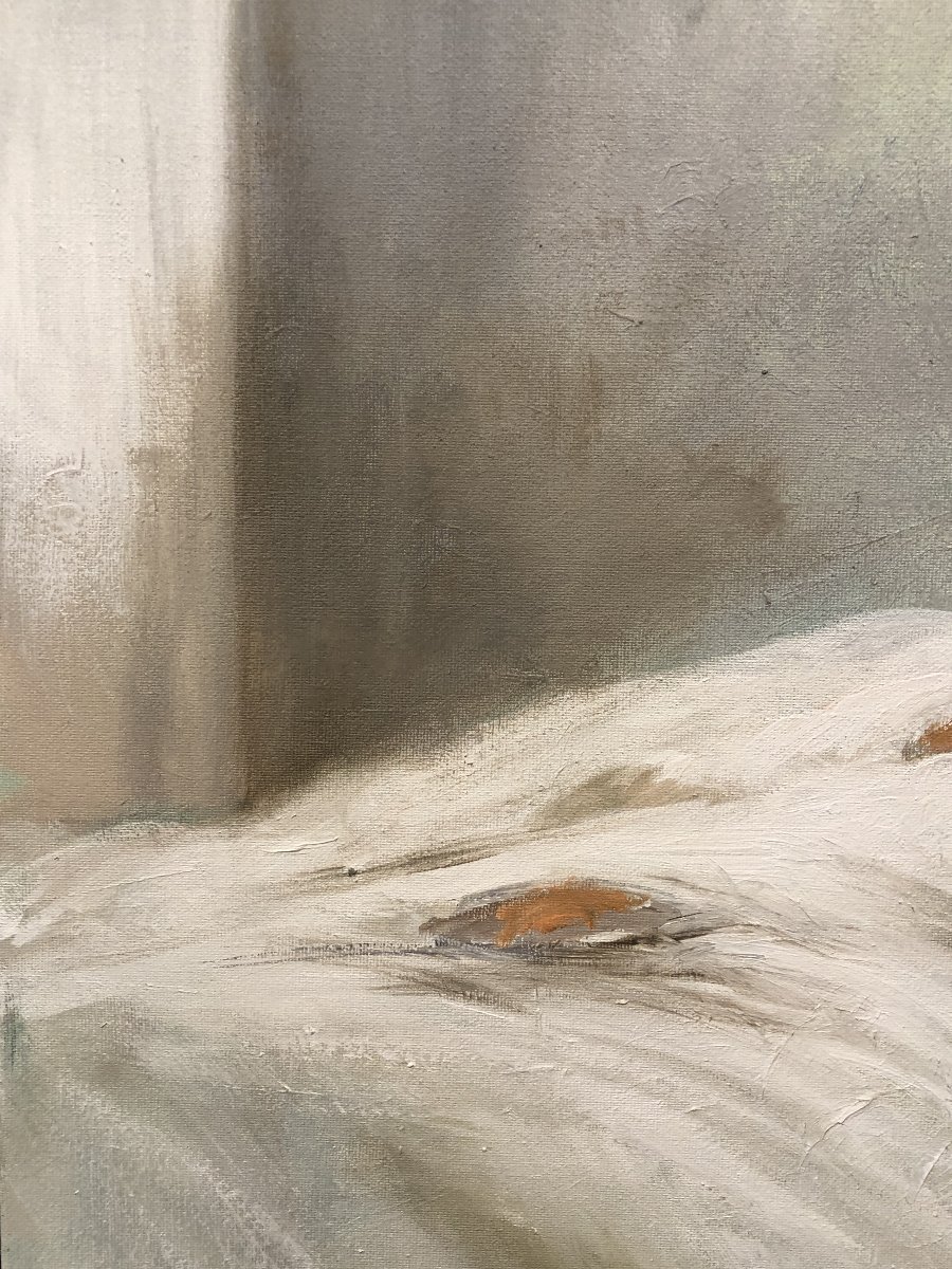 École Espagnole (XX) - Mère et Fille (D'après Sorolla)-photo-1
