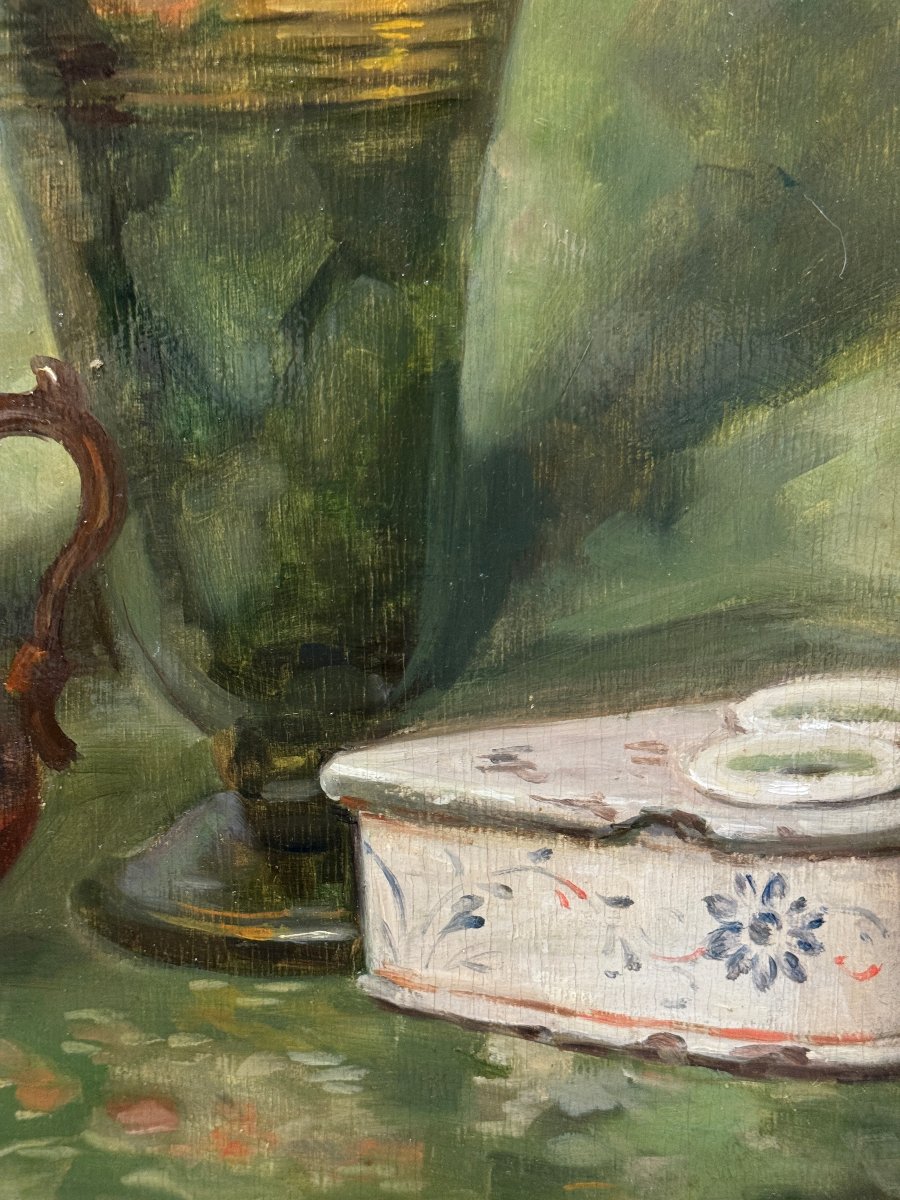 	 Léon Régis Junique (1875–1945) — “tell Me About Roses”-photo-4