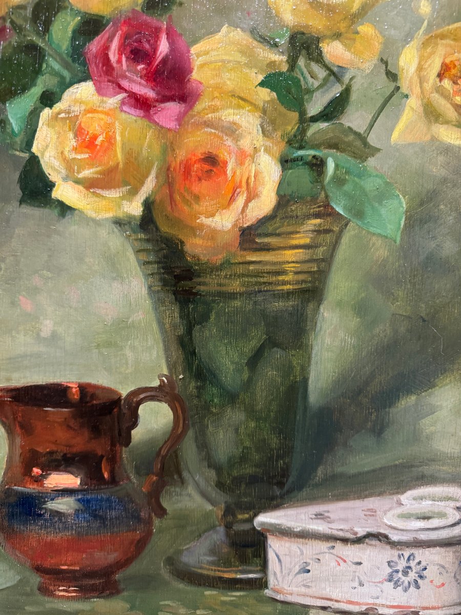 	 Léon Régis Junique (1875–1945) — “tell Me About Roses”-photo-1