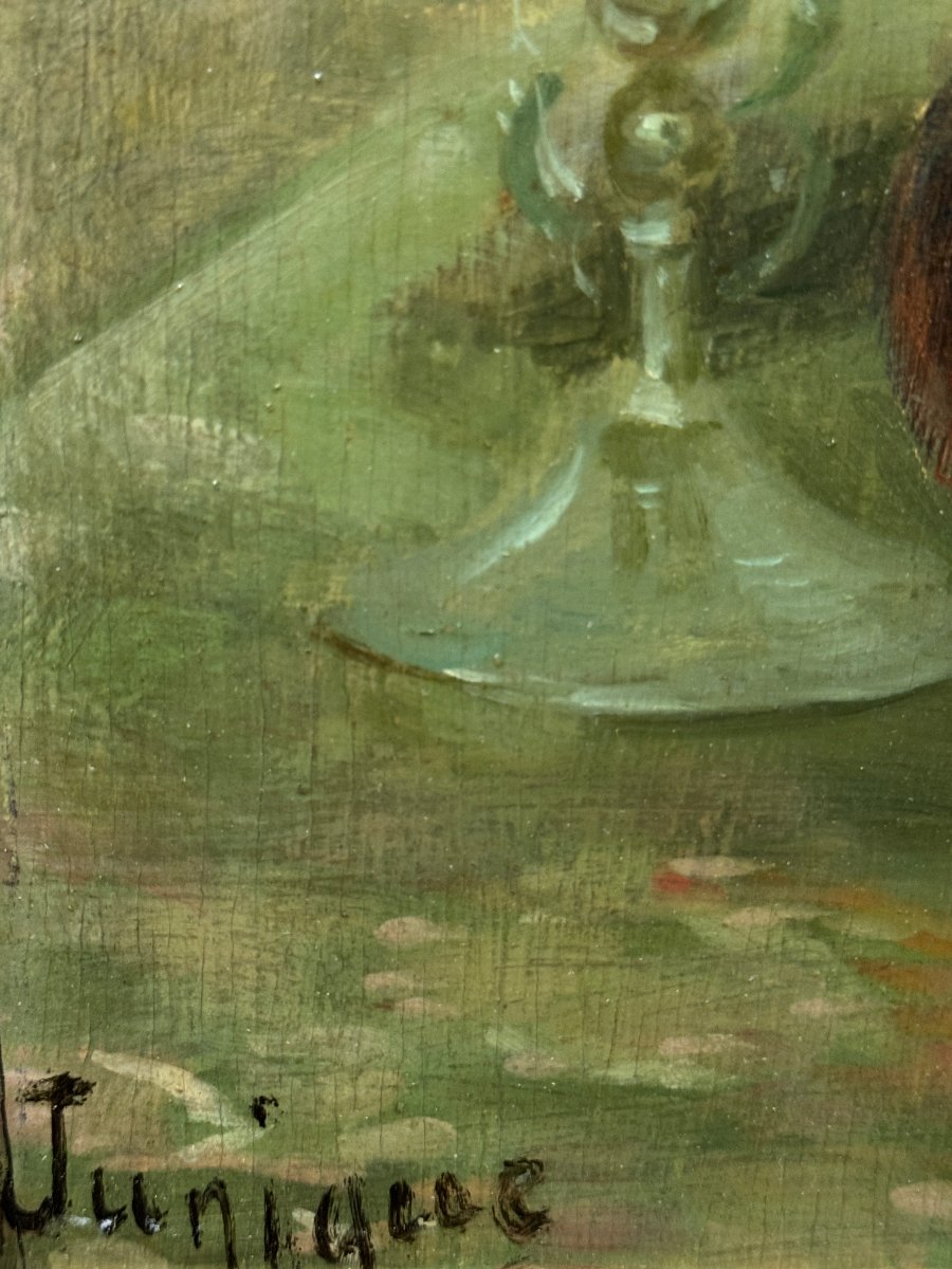 	 Léon Régis Junique (1875–1945) — “tell Me About Roses”-photo-2