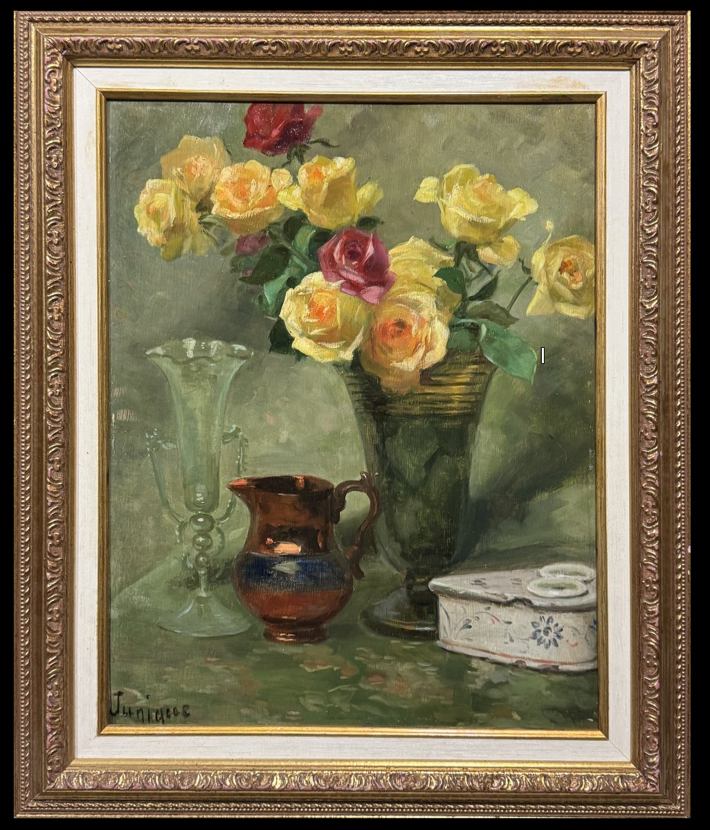 	 Léon Régis Junique (1875–1945) — “tell Me About Roses”