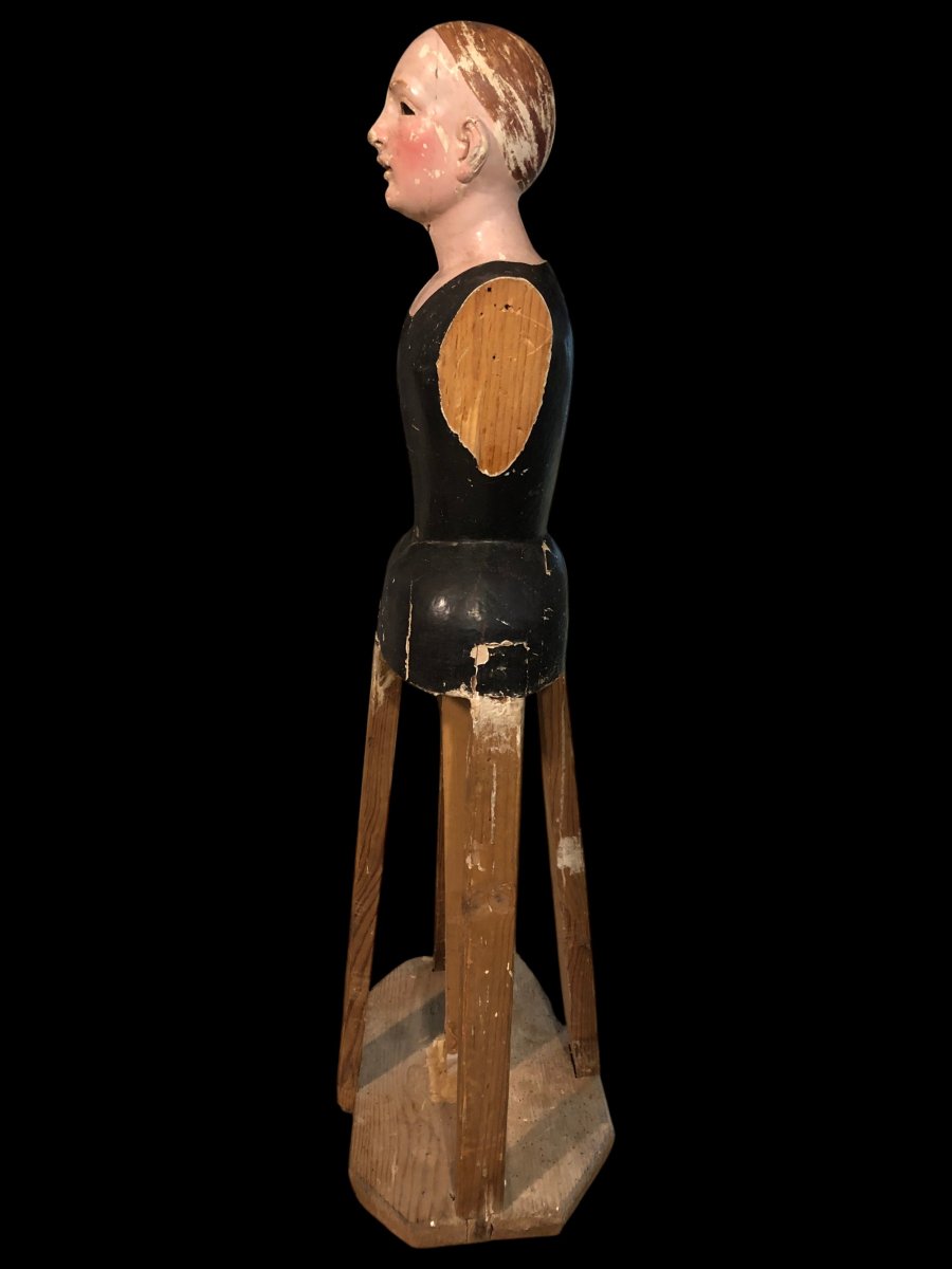 Ancienne Sculpture à Habiller - Espagne, c. 1700-photo-3