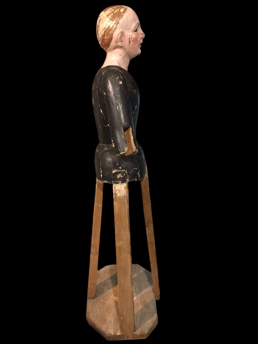 Ancienne Sculpture à Habiller - Espagne, c. 1700-photo-1