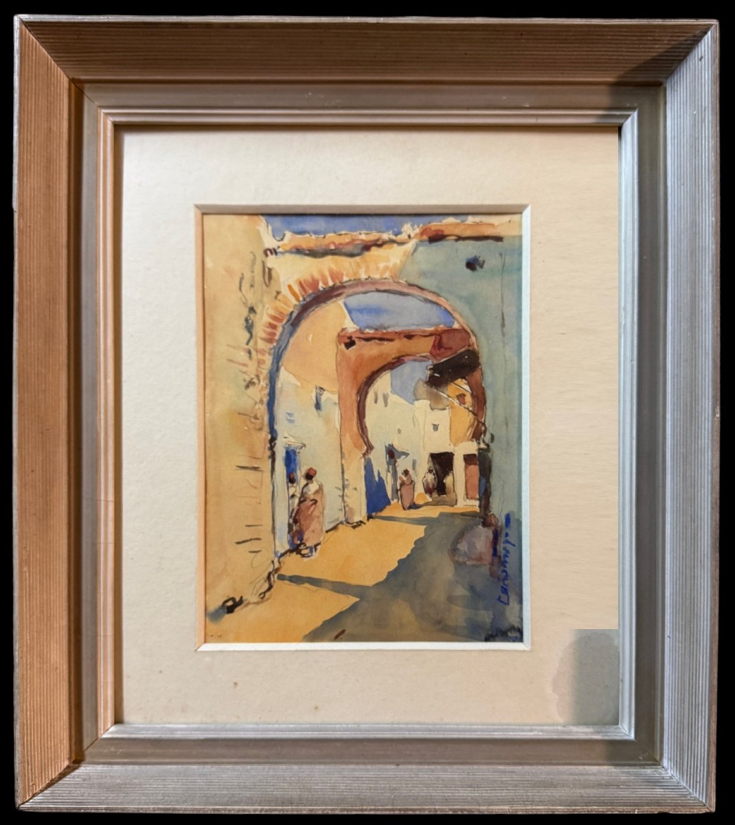 	 Orientalist School (c. 1950) - Triptych Of Tetouan, I