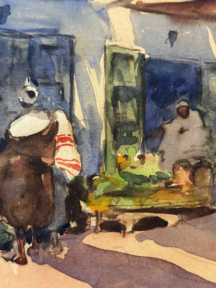 Orientalist School (c. 1950) - Tetouan Triptych, Ii-photo-1