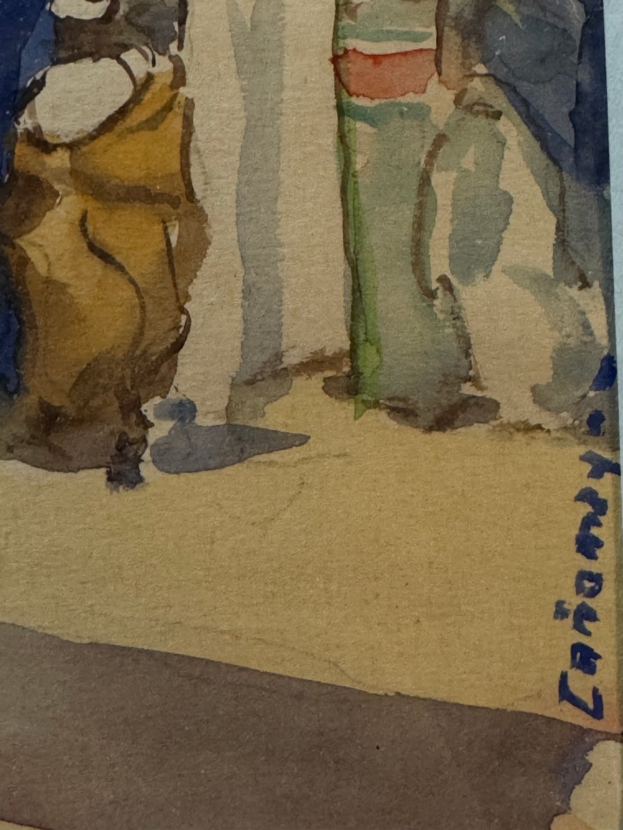 Orientalist School (c. 1950) - Tetouan Triptych, Ii-photo-2