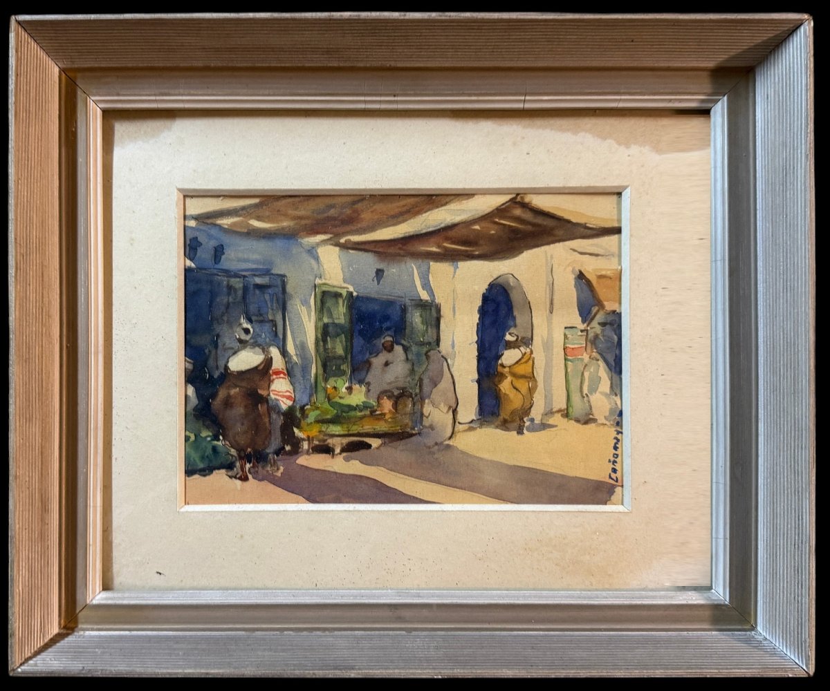 Orientalist School (c. 1950) - Tetouan Triptych, Ii