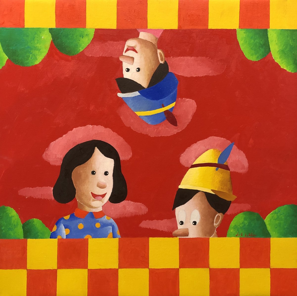 	 Dirk Bakker (1947–2021) - "dora & Pinocchio"-photo-2