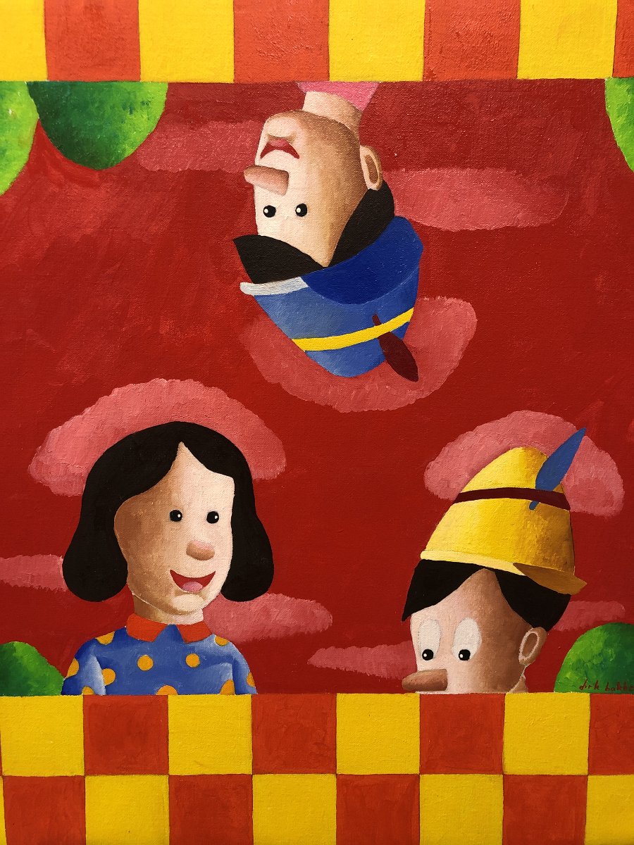 	 Dirk Bakker (1947–2021) - "dora & Pinocchio"-photo-3