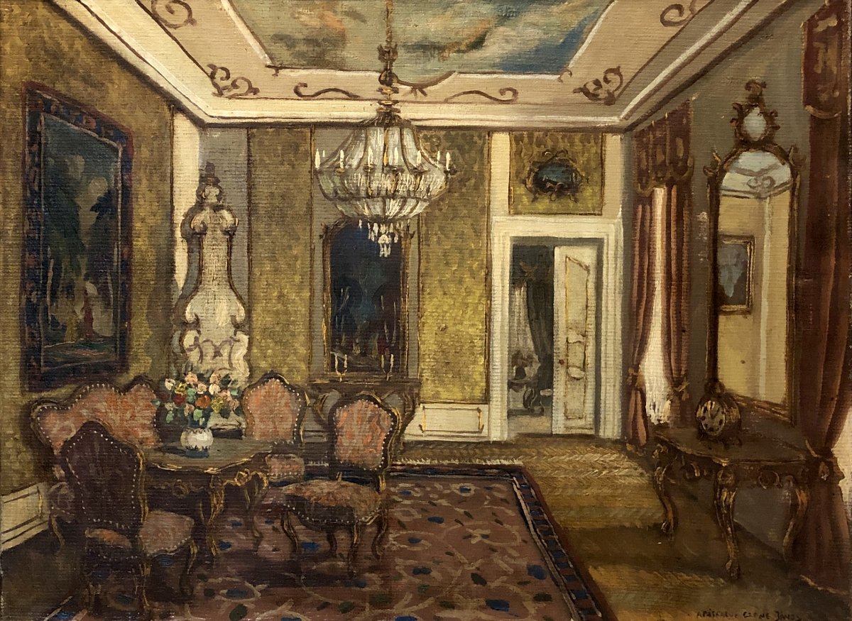 János Apátfalvi Czene (1904–1984) – The Dining Room-photo-3