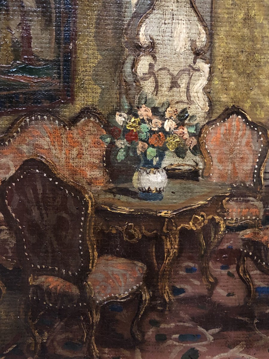 János Apátfalvi Czene (1904–1984) – The Dining Room-photo-3