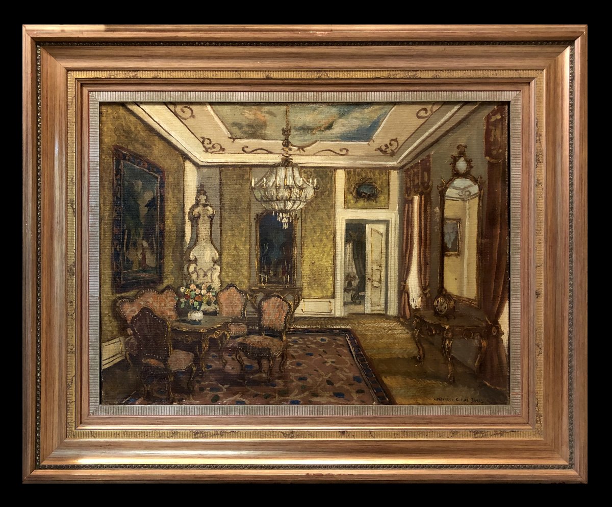 János Apátfalvi Czene (1904–1984) – The Dining Room