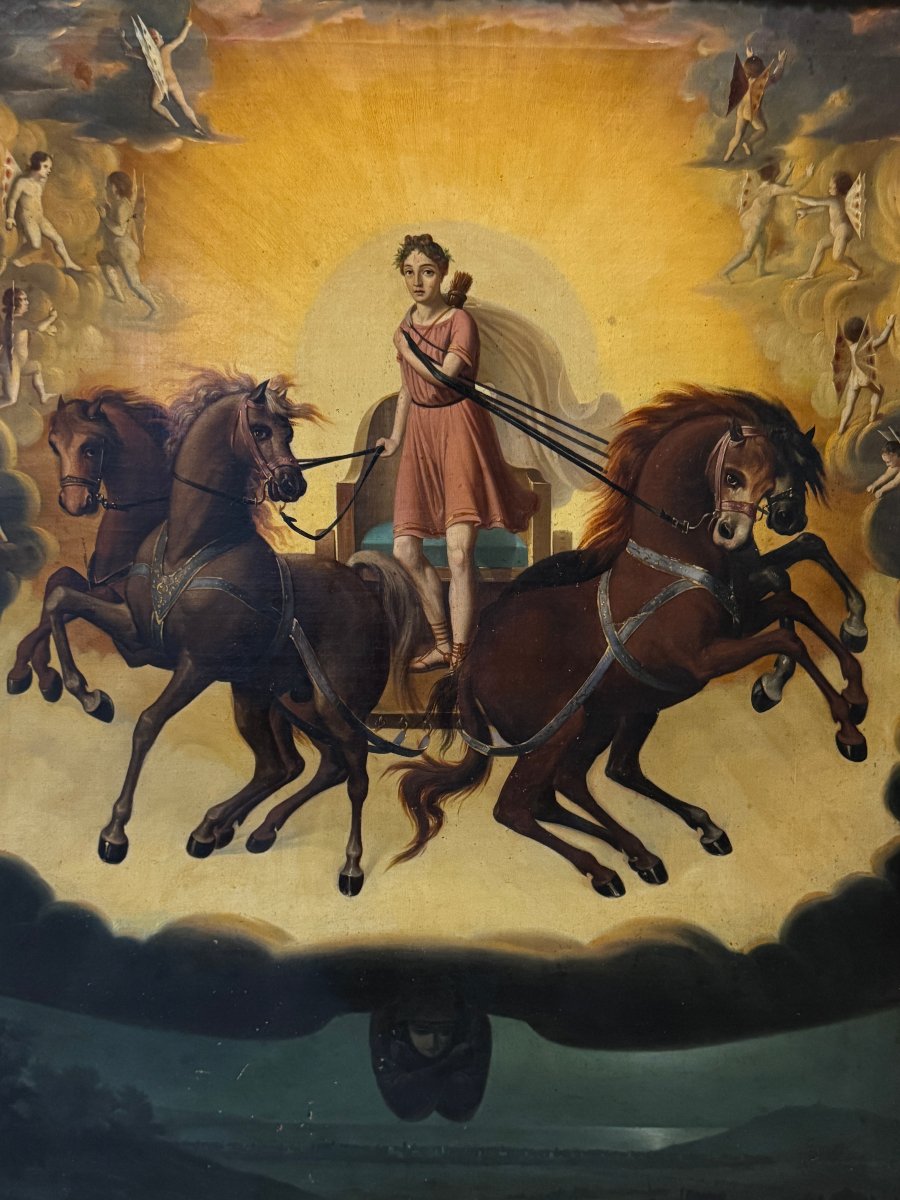 École Néoclassique (c. 1800) - "Oh, malheureux Phaéton!"-photo-3
