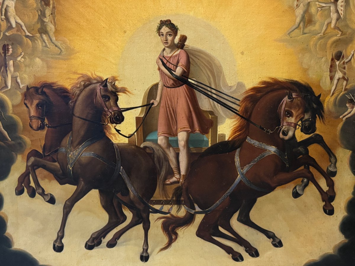 École Néoclassique (c. 1800) - "Oh, malheureux Phaéton!"-photo-4