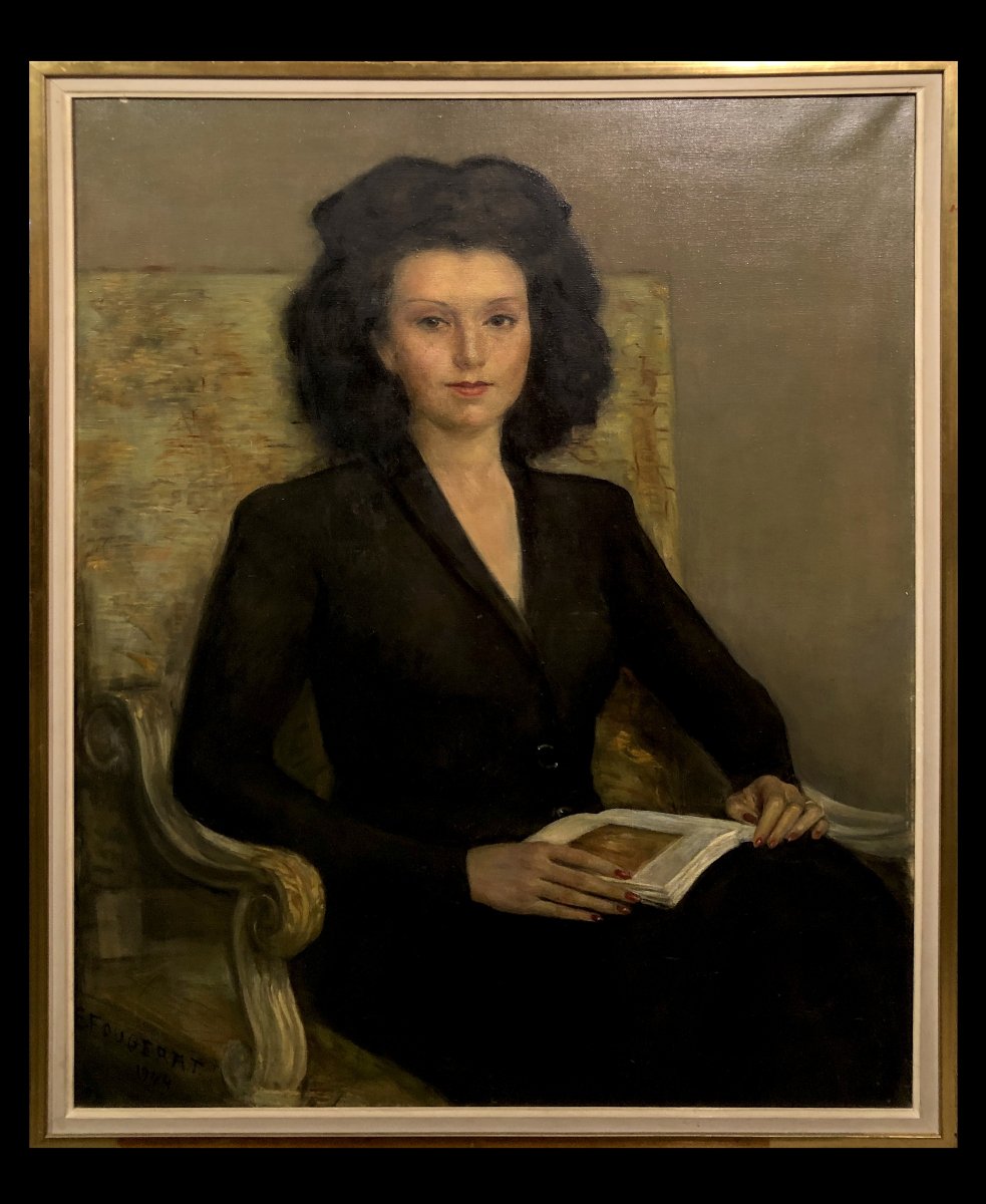 Emmanuel Fougerat (1869-1958) - Portrait de Dame 