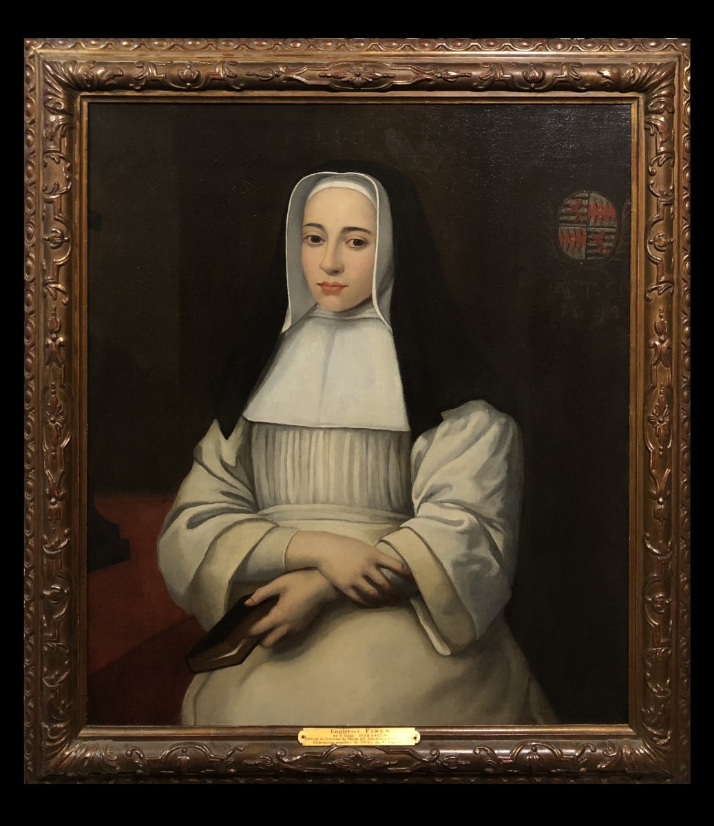 Englebert Fisen (1655–1733) — Portrait Of Catherine De Fléron, Canoness Of St. Augustine