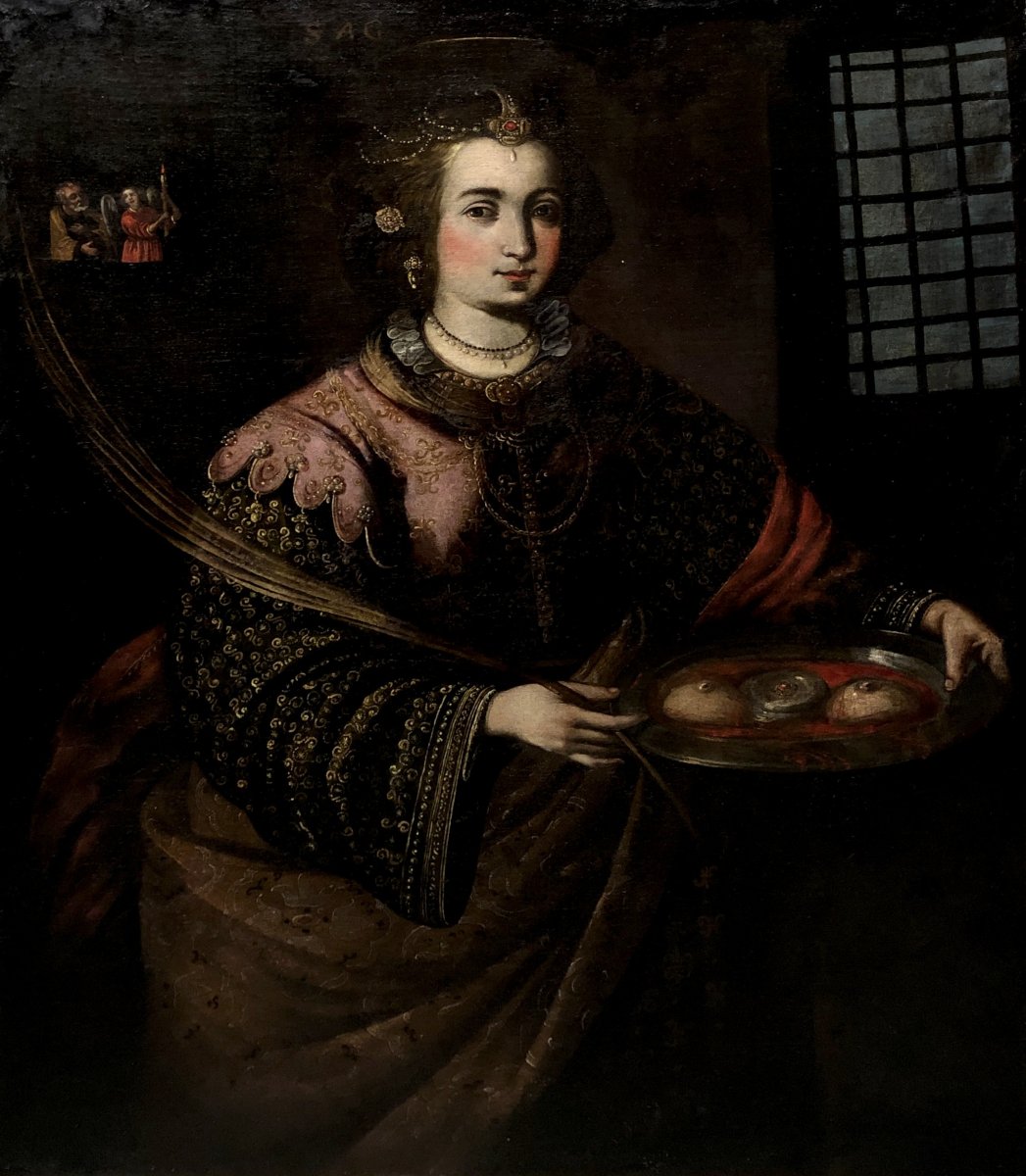 Seville School (c. 1640) - Saint Agatha-photo-2