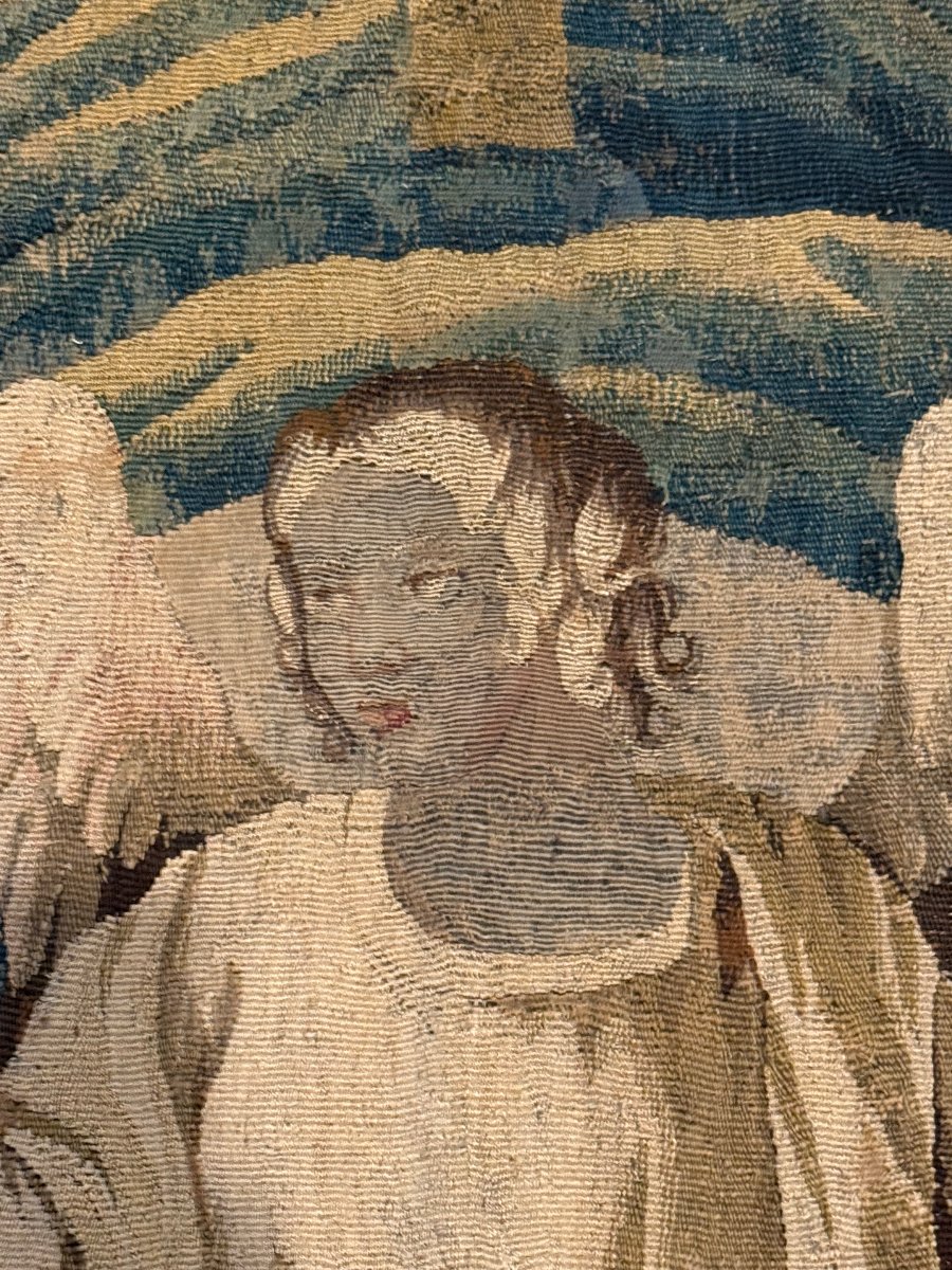 Atelier de Bruxelles (vers 1600) – Tapisserie – 272 cm – 153 cm – « L'Église triomphante »-photo-2