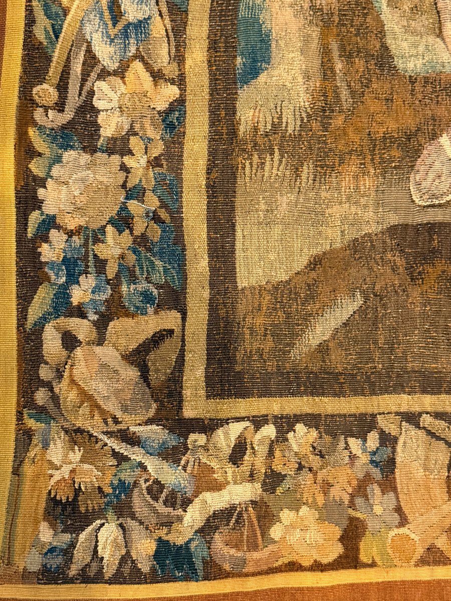 Atelier de Bruxelles (vers 1600) – Tapisserie – 272 cm – 153 cm – « L'Église triomphante »-photo-4
