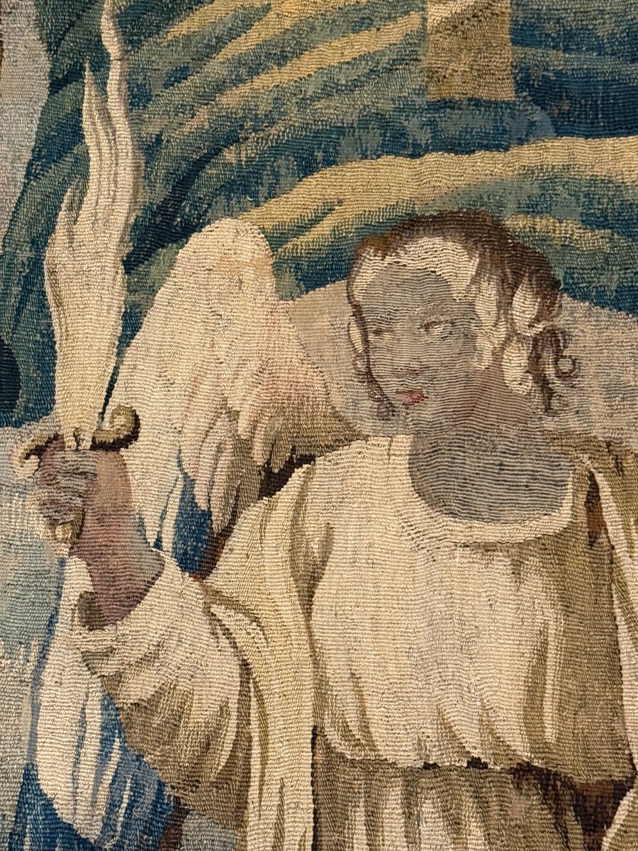 Atelier de Bruxelles (vers 1600) – Tapisserie – 272 cm – 153 cm – « L'Église triomphante »-photo-2
