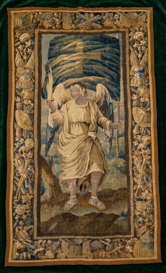 Atelier de Bruxelles (vers 1600) – Tapisserie – 272 cm – 153 cm – « L'Église triomphante »