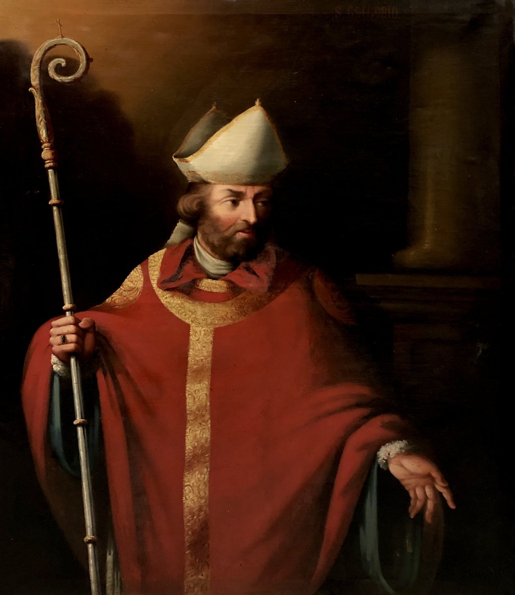 Spanish School (19th Century) - Saint Gregory The Great-photo-2
