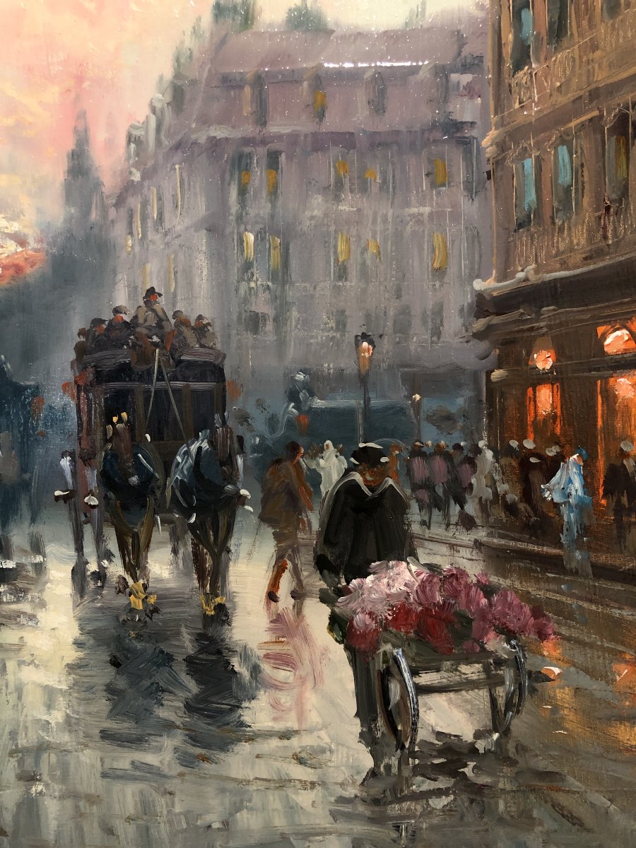 Emilio Payés (1935) - Paris: Rue Beaubourg-photo-3