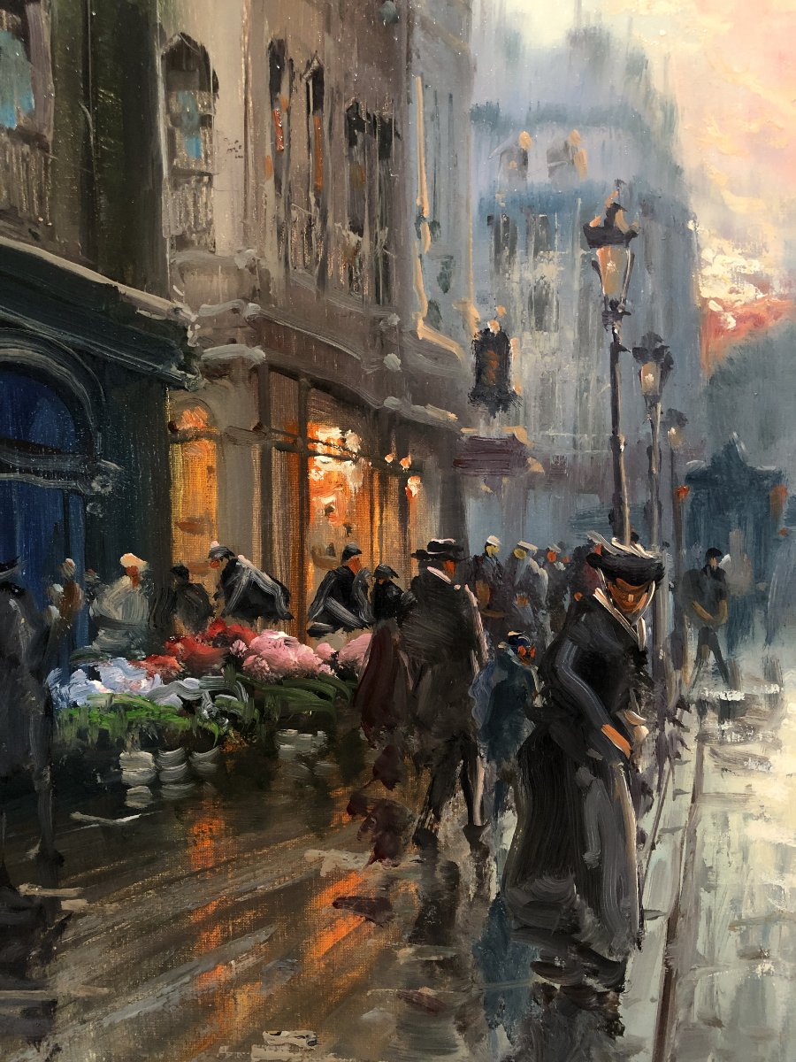 Emilio Payés (1935) - Paris: Rue Beaubourg-photo-4