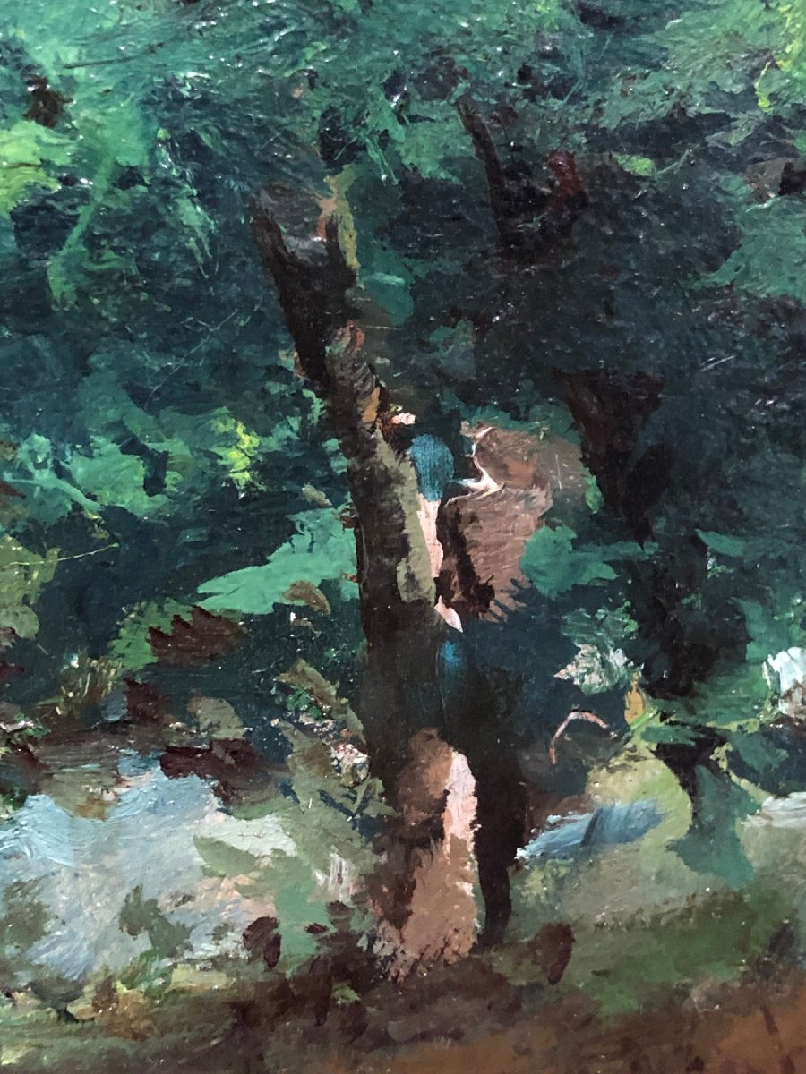 Ramiro Latorre Y Viedma (1872–1960) - The Forest Of The Alhambra: Moonlight Effect  -photo-3