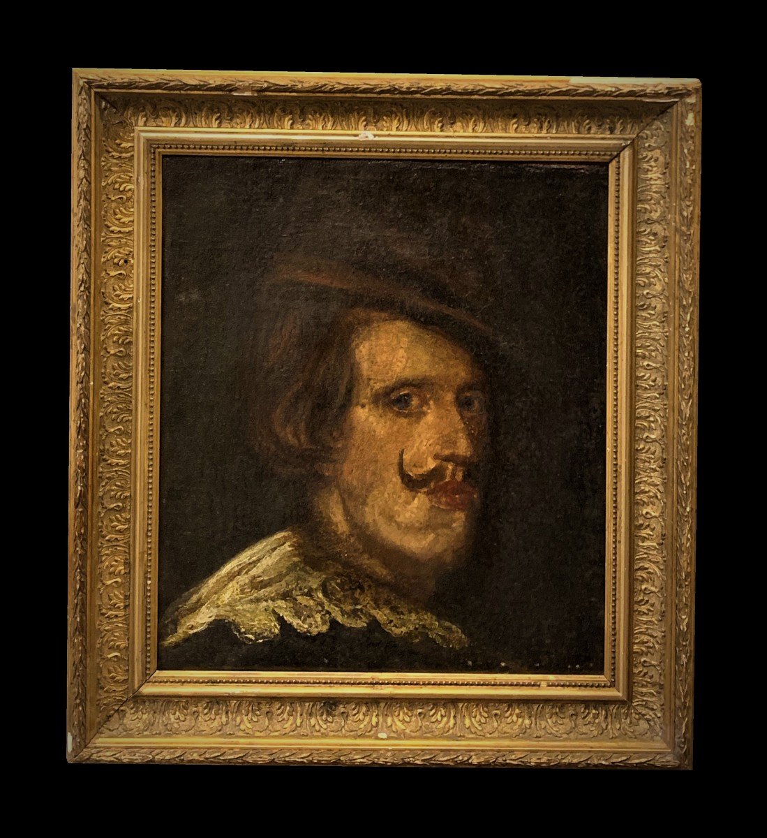 Êcole Espagnole Ancienne (xviiième?) - Portrait De Phillip Iv, Chasseur