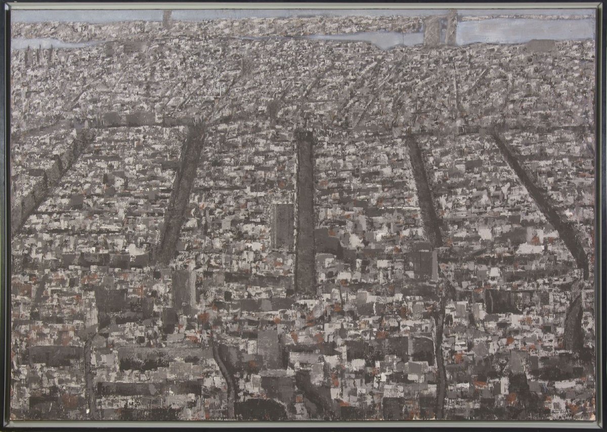 êcole Catalane (1980s) - Vue Monumentale De Barcelone