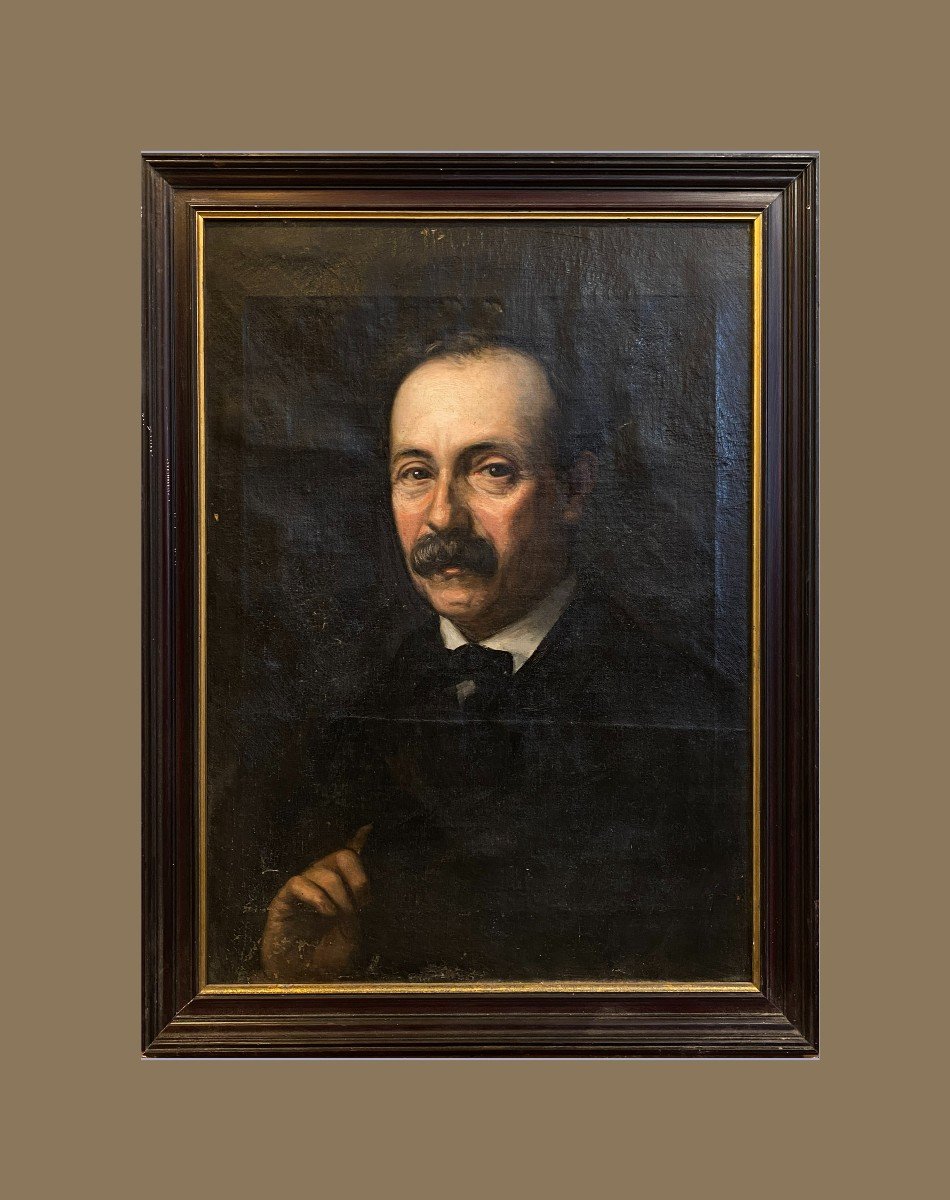 Spanish School (c. 1910) - Portrait Of The Writer Vicente Blasco Ibáñez