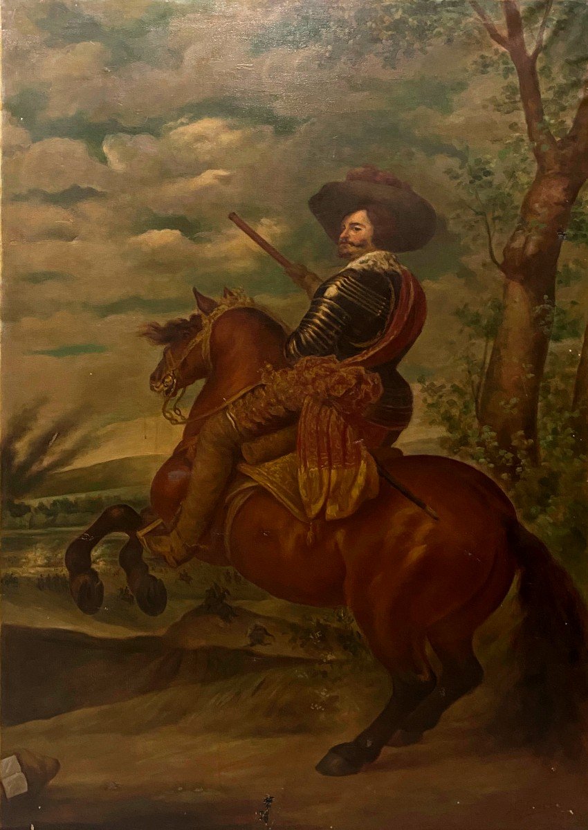 êcole Espagnole (début XXème) - Grande Copie Comte-duc d'Olivarès De Velázquez